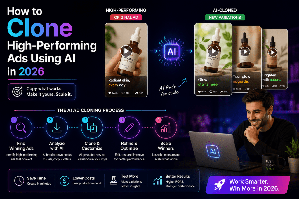 AI UGC Video ad clone