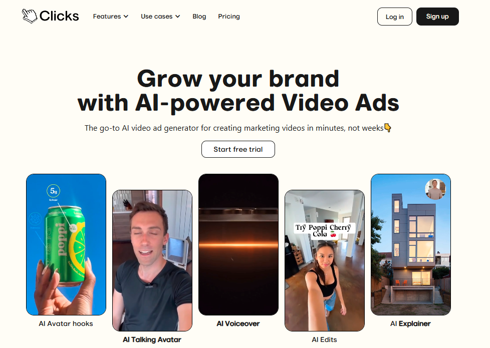 clicks video